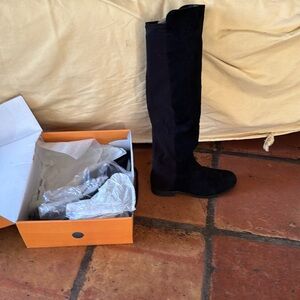 Unisa gillean over the knee boots black 7.5M NWOT